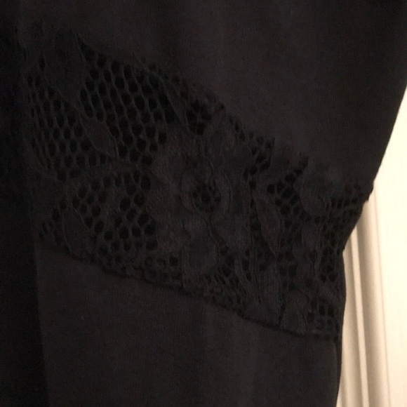 New Calzedonia black leggings with embroidered lace - Picture 3 of 5